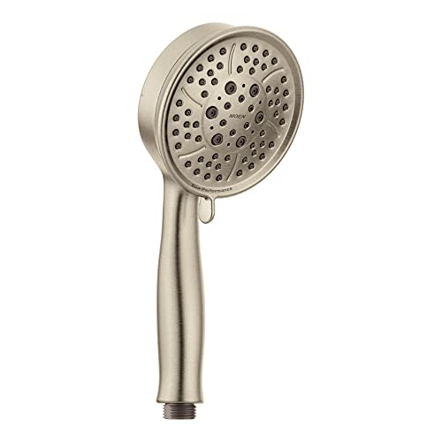Moen 4-Function Brushed Nickel Handheld Showerhead Replacement Pack of 1