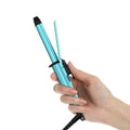 FARERY 1/2 Inch Travel Mini Curling Iron Dual Voltage Blue