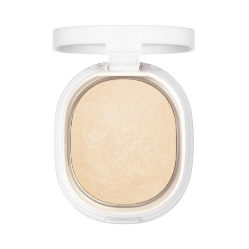 BAKED POWDER 001 NATURAL BEIGE, Terra-Cotta Facial Powder, Crease-free, Smudge Free & Weightless Setting powder (6.2g, 0.014 oz.)
