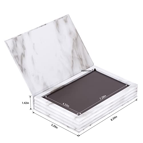 Allwon 4-Layer Magnetic Makeup Palette | Large Book-Shaped Storage for Eyeshadow, Lipstick, Blush, Powder