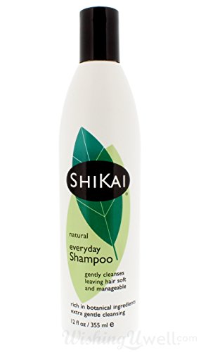 Natural Everyday Shampoo with Borage Oil - Plant-Based, Non-Soap, Gentle Cleansing (12 Oz Pack of 3)