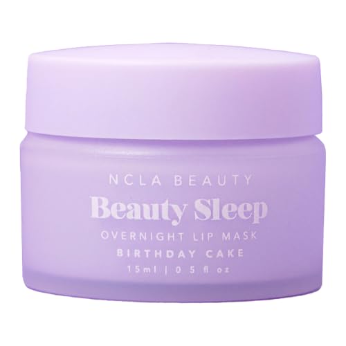 NCLA Beauty Sleep Lip Mask - Birthday Cake, 0.5 oz - Hydrating Overnight Lip Care