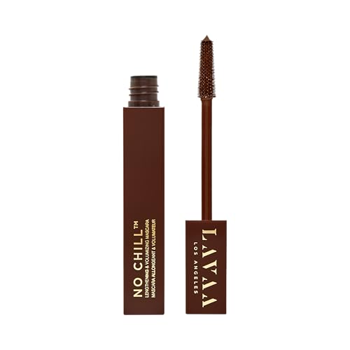 Brown Tubing Mascara by Lavaa Beauty Lengthening & Volumizing Waterproof Lash Mascara