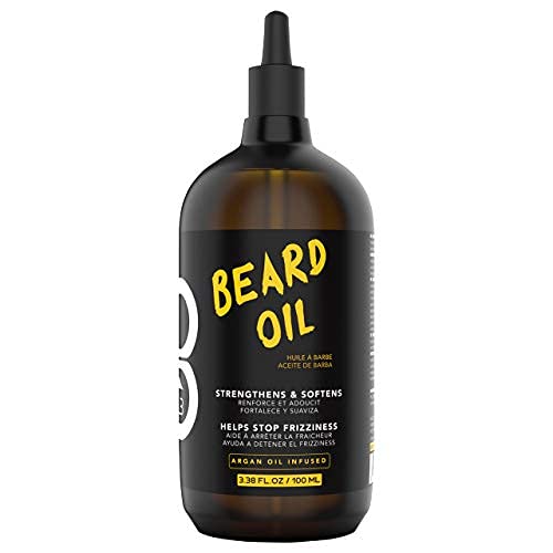L3 Level 3 Beard Oil - Promotes Fast Growth & Softens Facial Hair - 4 Pack, 3.38 Fl Oz