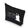 BDPWSS Villain Makeup Bag I Run This Castle Cosmetic Bag For Bad Princess Fans Gift (run this castle bl)