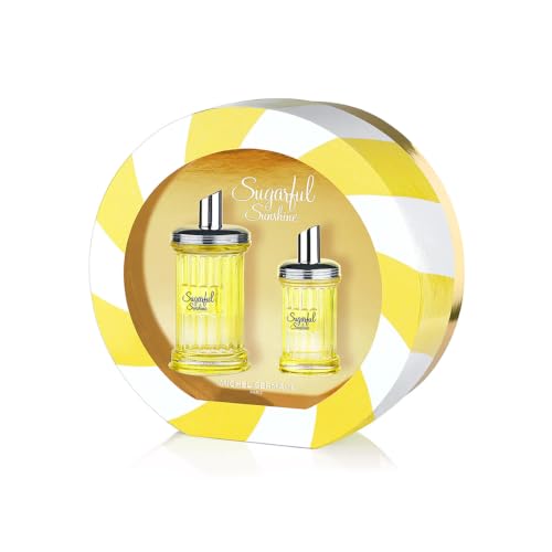 Michel Germain Sugarful Eau de Parfum Gift Set - Sugarful Sunshine, Fruity Floral Gourmand, 3.4 fl oz & 1.4 oz