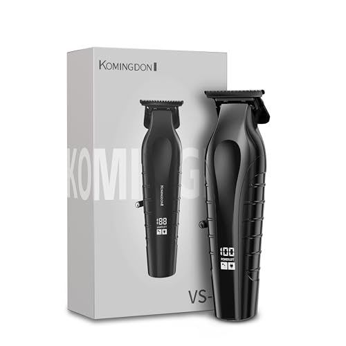 Professional Cordless Beard and Hair Trimmer Kit with LCD Display