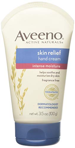 Aveeno Active Naturals Intense Relief Hand Cream 3.5 oz Pack of 6 - Fragrance-Free, Hydrating