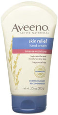 Aveeno Active Naturals Intense Relief Hand Cream 3.5 oz Pack of 6 - Fragrance-Free, Hydrating