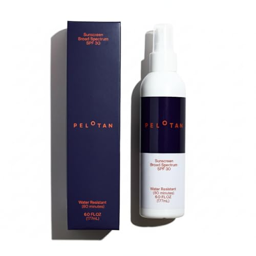 Pelotan Sports Sunscreen Spray SPF 30 - Lightweight, Sweat-Resistant, 6 Fl Oz