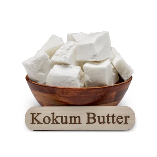 Plant Guru Raw Kokum Butter 80 Ounce Bulk Natural Skin & Hair Moisturizer