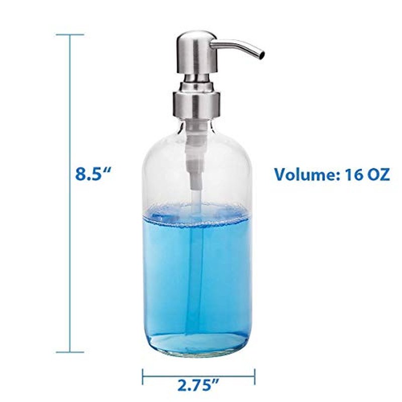 AmazerBath 2-Pack Soap Dispensers and Shower Bath Sponge Shower Loofahs Balls 75g/PCS for Body Wash Bathroom Men Women- Set of 4 Flower Color Sponges