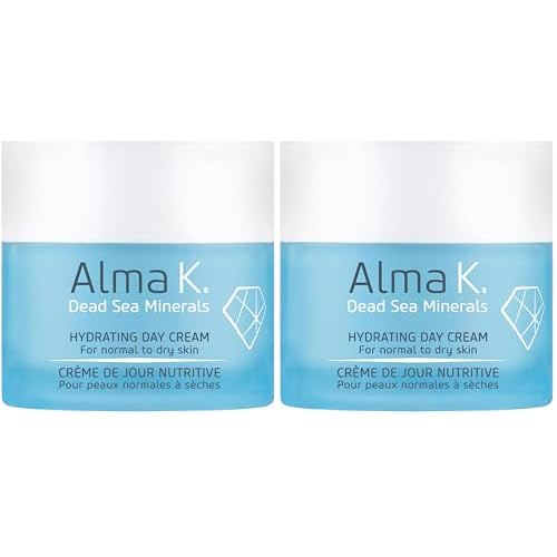 ALMA K Hydrating Day Cream - Day Face Cream for Normal to Dry Skin - Daily Face Moisturizer - Facial Moisturizer with Olive and Avocado Oils - 1.7 oz (Pack of 2)