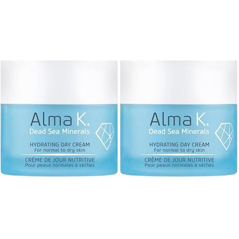 ALMA K Hydrating Day Cream - Day Face Cream for Normal to Dry Skin - Daily Face Moisturizer - Facial Moisturizer with Olive and Avocado Oils - 1.7 oz (Pack of 2)