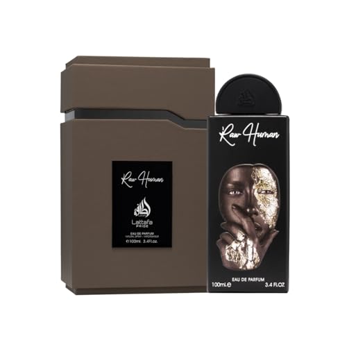 Unisex Eau de Parfum Spray - Raw Human Fragrance with Apricot, Plum & Pink Pepper, 3.4oz