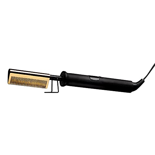 Red by Kiss Hot Comb Hair Straightener 450°F, Straight Teeth & Electric Styling Tool