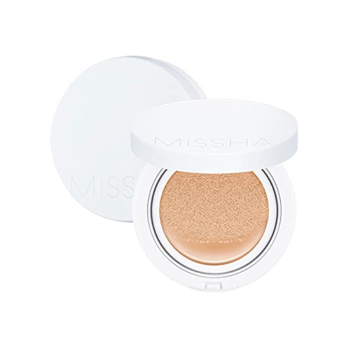 K-Beauty Hydrating Cushion Foundation No. 23 Natural Beige - Long-Lasting, High Coverage