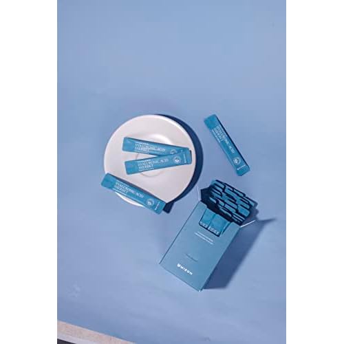 MIZON Peeling Scrubs with Hyaluronic Acid Baking Powder and Menthol Gentle exfoliation Moisture Korean Facial Scrub (40 pouches/7oz)