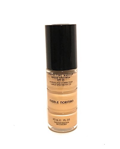 Merle Norman Perfecting Foundation SPF 25 Vanilla - Light to Medium Coverage, Satin Finish