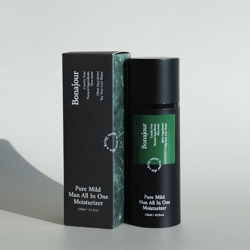 BONAJOUR] Vegan beauty Daily All-In-One Moisturizer for men, Natural