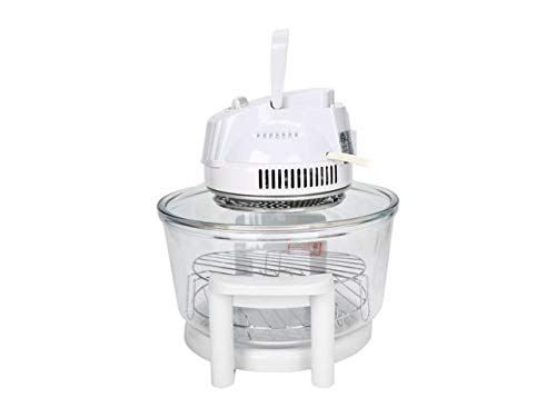 12 Qt Turbo Oven Convection Cooker - Fast, Healthy Cooking, Glass Bowl