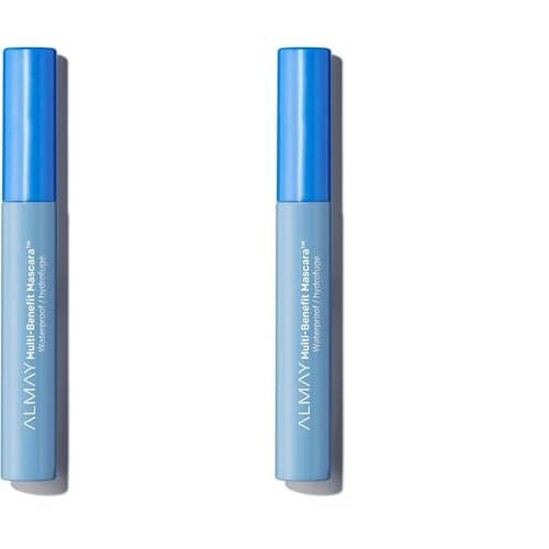 Almay Mascara,Volume,Length,Definition & Conditioning,Multi-Benefit Eye Makeup,Hypoallergenic and Fragrance-Free (Packaging May Vary),502 Black,(Pack of 2)