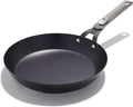 OXO 10-Inch Pre-Seasoned Carbon Steel Frying Pan Skillet with Detachable Handle