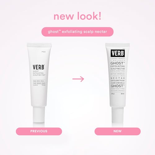 VERB Ghost Exfoliating Scalp Nectar, 2 fl oz - Lightweight Serum - Removes Product Buildup - Vegan, No Parabens or Harmful Sulfates