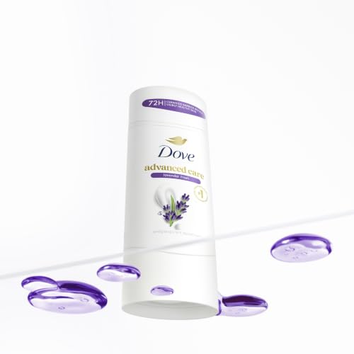 Dove Advanced Care Lavender Fresh Antiperspirant Deodorant Stick 2.6 oz Pack of 4 - Lavender Scent