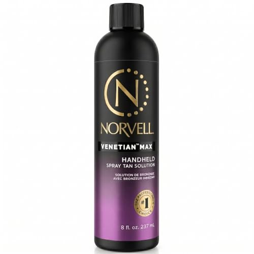 Norvell Venetian Max Spray Tan Solution 8oz - Dark, Natural Glow Skin Care