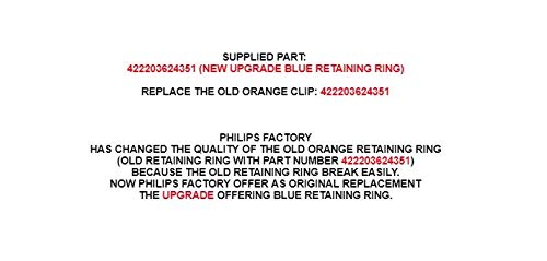 Retainer Rings for Philips Norelco Shavers - Light Blue Replacement Parts