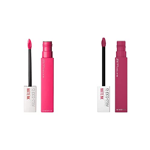 Long-Lasting Liquid Lipstick Duo - Vivid Pink & Berry Pink Matte Lip Colors