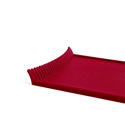 Cooboard Balayage Board with Teeth - Highlighting Paddle for Hair Coloring - Red Variation