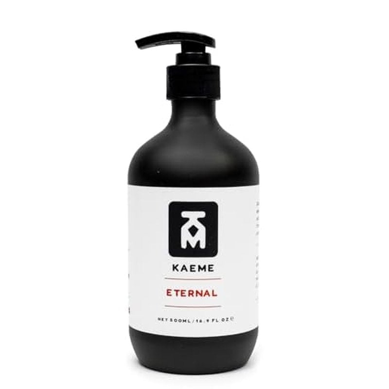 KAEME.COM ETERNAL African Black Soap Body Wash-Deep Cleansing & Moisturizing With Natural Antioxidant,Antifungal Hydrating Formula for Sensitive, Acne-Prone Skin,Sulfate,Paraben Free(500mL /16.9Fl oz)