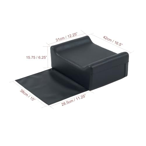 Kaleurrier Booster Seat for Salon Chair - Shampoo Chair Barber Chairs Height Increasing Seat Cushion for Kids - Professional Salon Station Hair Cutting Equipment U Shape (Concave)