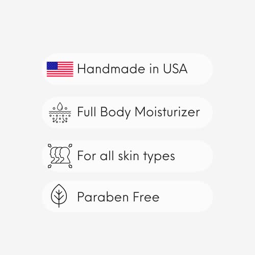 Full Body Moisturizer with Aloe Vera & Baby Powder Fragrance - 24H Hydrating Lotion, Paraben-Free, 16 oz + 2 oz Travel Size