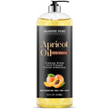 MAJESTIC PURE Apricot Oil, 100% Pure and Natural, Cold-Pressed, Apricot Kernel Oil, Moisturizing, for Skin Care, Massage, Hair Care, and to Dilute Essential Oils, 16 fl oz