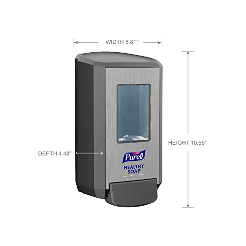 Manual Soap Dispenser for 1250 mL Refills - Graphite - Pack of 2
