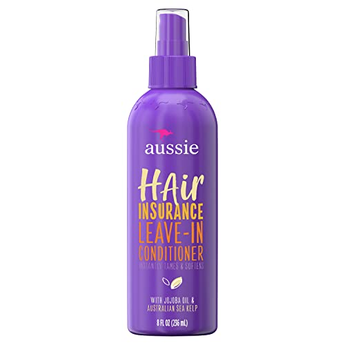 Aussie Hair Insurance Leave-In Conditioner Spray - 8 Fl Oz Pack of 2