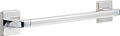 18-Inch Modern Decorative ADA Grab Bar - Polished Chrome, Wall Mount