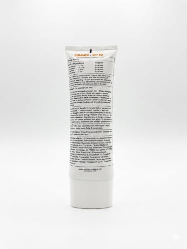 SPF 50 Sunscreen Gel - Invisible, No White Cast, Water-Resistant, Daily Face Primer