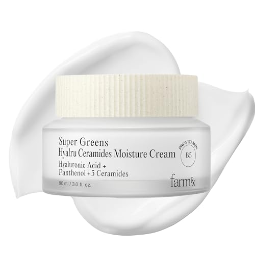 Farm Rx Super Greens Hyalru Ceramides Moisturizer - Deep Hydration & Barrier Support