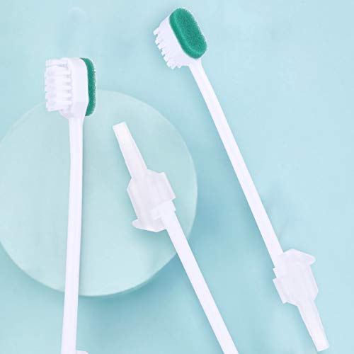 20-Pack Disposable Suction Swab Toothbrush for Elderly & Care Homes