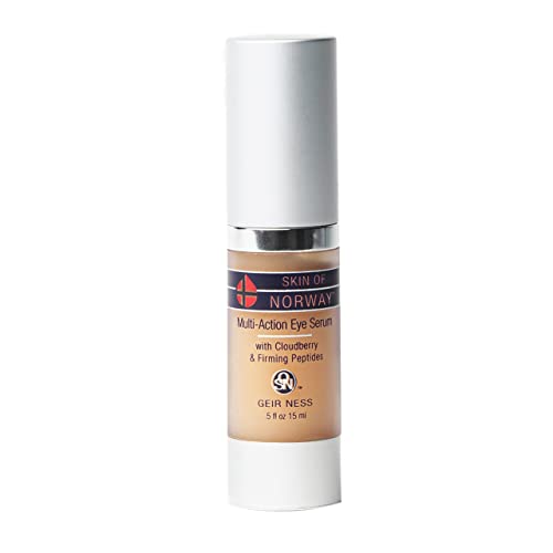 Geir Ness Skin of Norway Multi-Action Eye Serum - Cloudberry & Firming Peptides - Illuminate Dark Circles - for Tired and Puffy Eyes