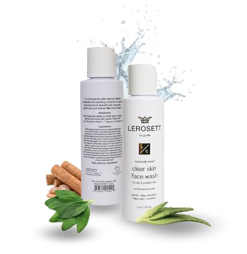 Gentle Aloe & Glycolic Face Wash 4 oz – Problem Skin Botanical Cleanser