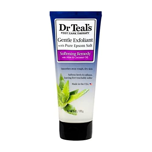 Dr. Teal's Gentle Exfoliant Foot Scrub With Epsom Salt 6 Ounce