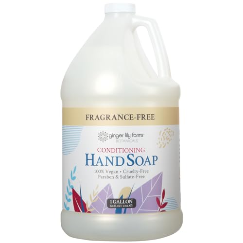 Ginger Lily Farms Botanicals Hand Soap + Butter Lotion Bundle, Fragrance Free