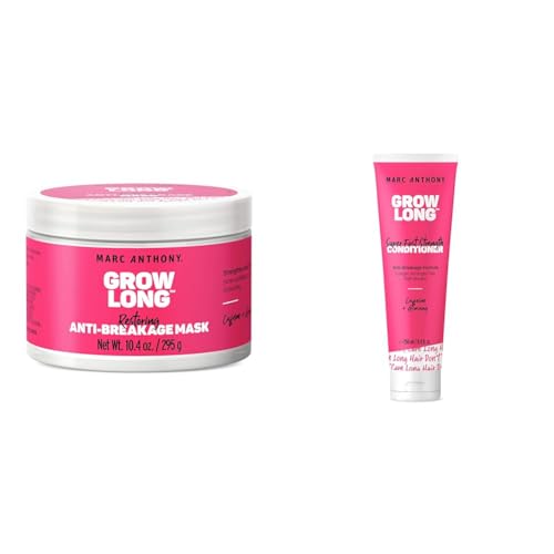 Grow Long Hair Mask & Conditioner Set for Damaged & Dry Hair - Strengthening