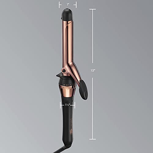 Black 1-Inch Titanium Curling Iron for Perfect Curls - Hair Styling Tool