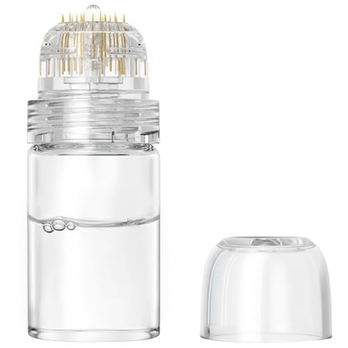 Serum Applicator Hydra Needle Derma Stamp 0.25mm Titanium Microneedling Roller Stamp (Serum is Not Included)
